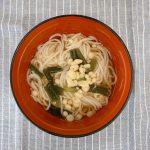 きょうのおやつは、そうめんでした。