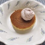 きょうのおやつは、緑茶パンケーキでした。