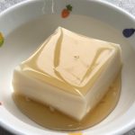 6月11日土曜日　きょうのおやつは、豆乳プリンでした。