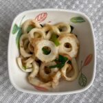 3月28日木曜日　きょうのおやつは、焼きうどんでした。