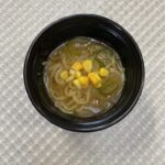 3月1日金曜日　きょうのおやつは、みそラーメンでした。